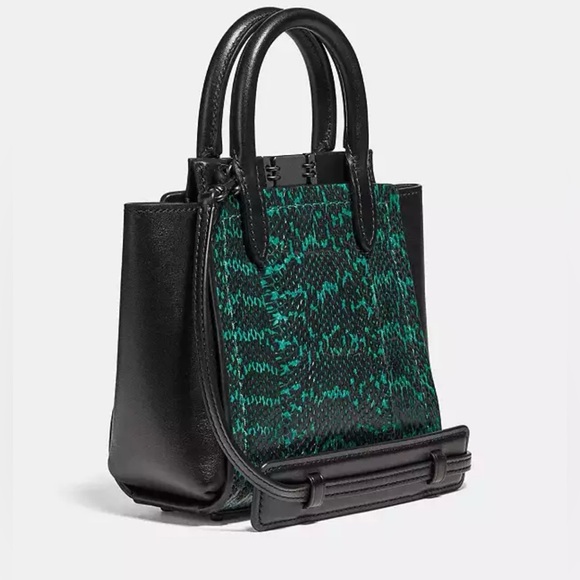 Coach bag with genuine snakeskin - Picture 2 of 8